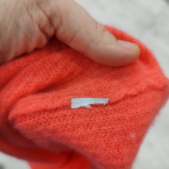 Lord & Taylor Women's Orange 100% Cashmere Long Sleeve Sweater Size Small - Picture 7 of 8